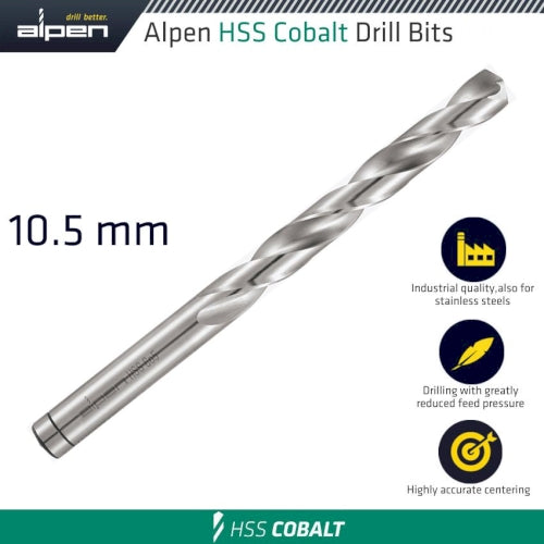 Hss cobalt bulk din 338 rn, 10.5