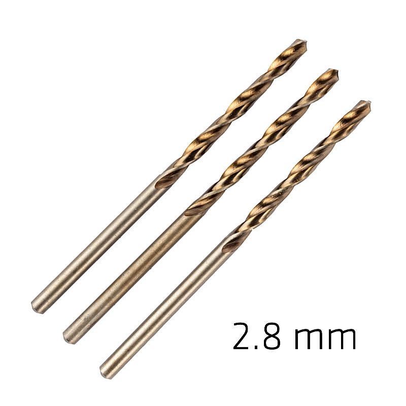 Alpen 3Pc HSS Sprint Master Drill Bit Set, 2.8mm | ALP6180028