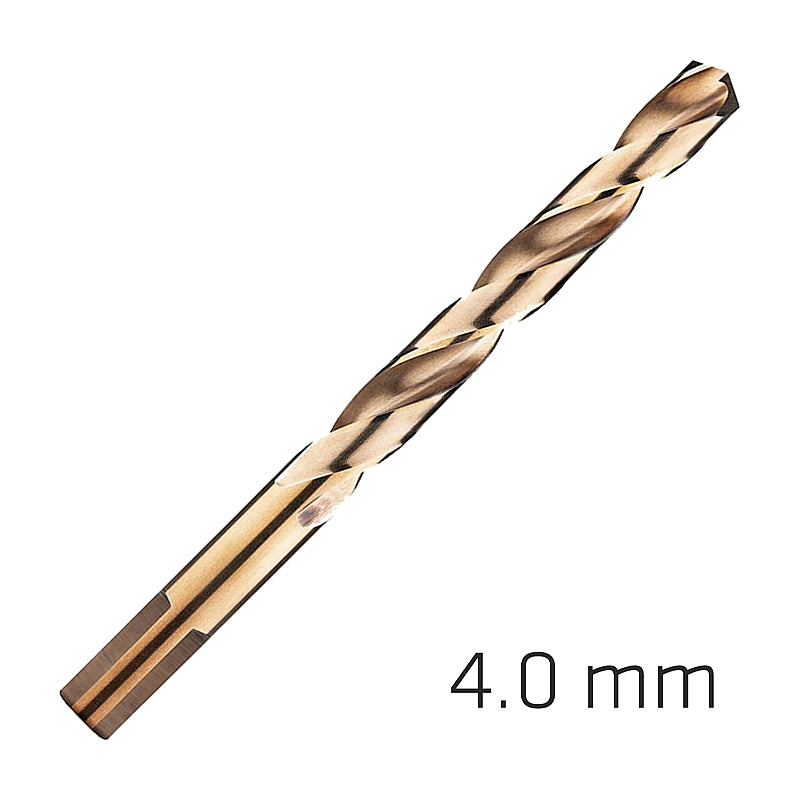 Alpen HSS Cobalt Grip 3-Sided PLW Drill Bit, 4mm | ALP655004