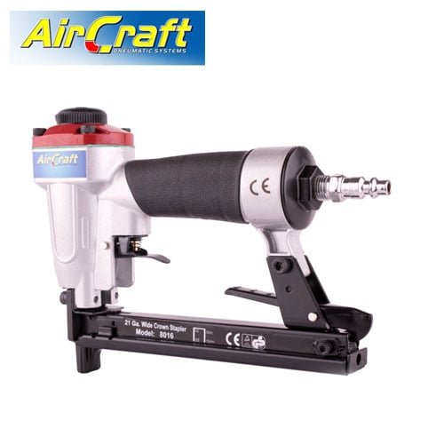 AirCraft Pneumatic Wide Crown Staple Gun 21G 6-16mm | AT0019