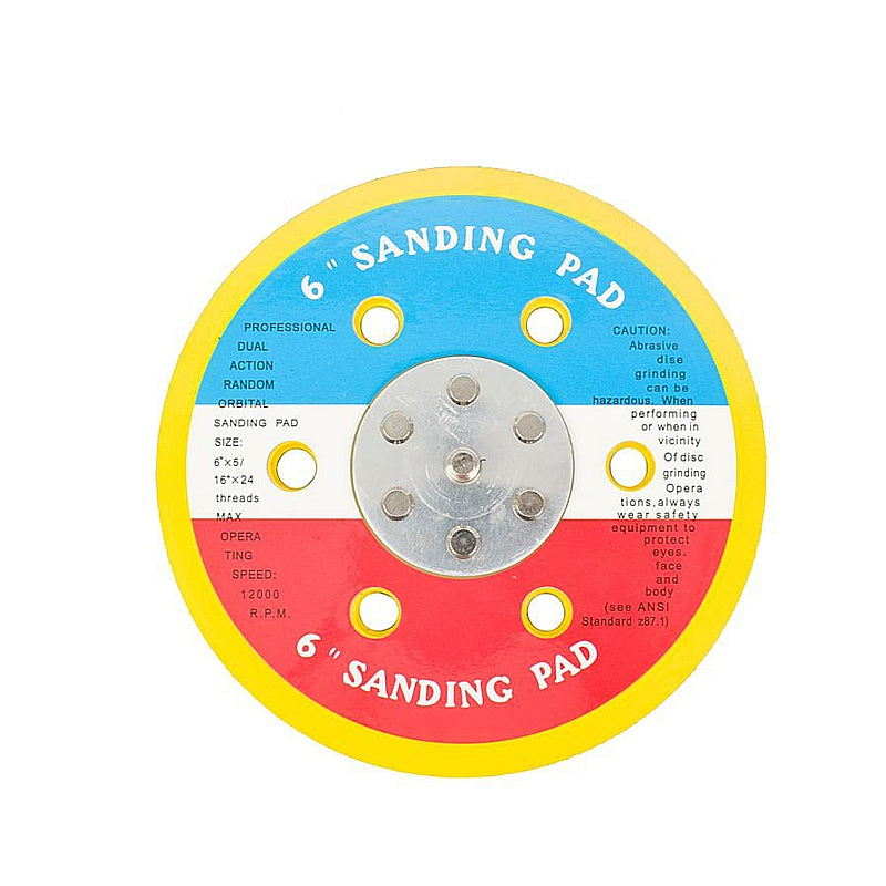 Aircraft 6" Sanding Pad for Air Palm Sander, 150mm (AT0026) | AT0026-25