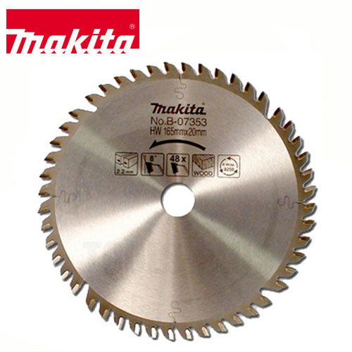 Makita B-07353 165mm X 20mm 48T Carbide Tipped Blade