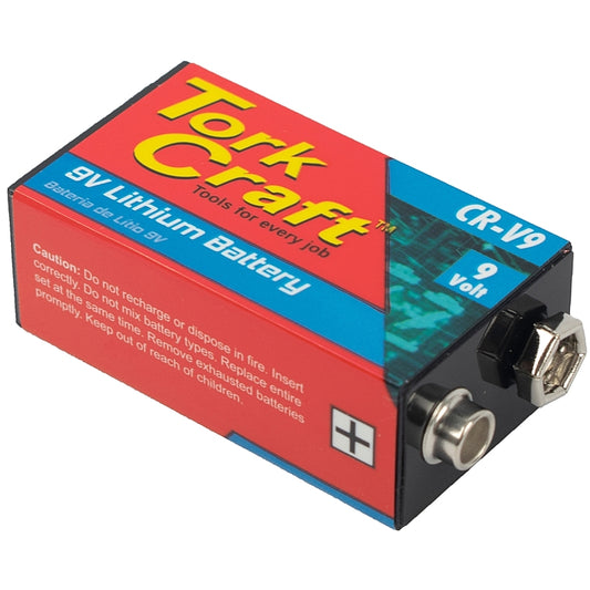 Tork Craft 1/Pk 9V Li-Ion Battery | BATCR-V9-1P