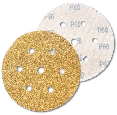 Binic 50Pc B65 20% Ceramic Velcro Sanding Discs, D150mm, 7-Holes, P60 | BIN001/7