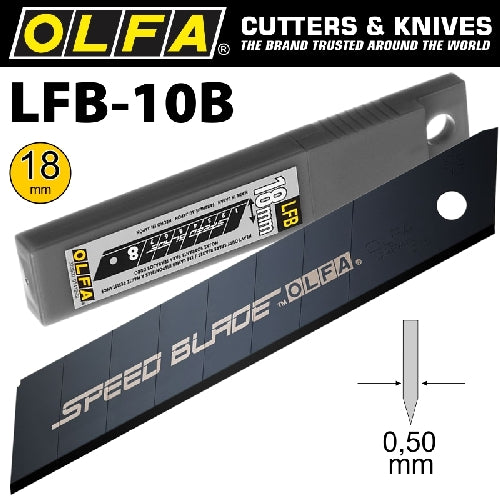 Olfa Speed Blade 18mm In Plastic Case