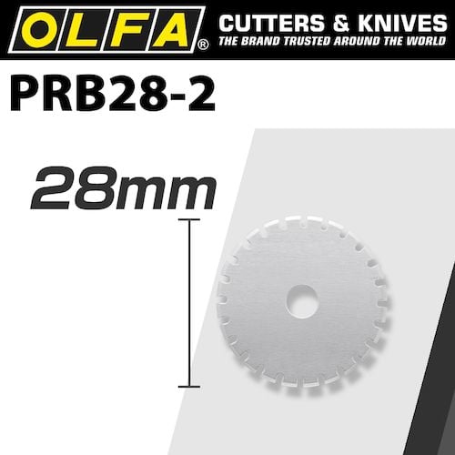 Olfa perfortion blade 28mm for prc3 2/pk 28mm(BLA PRB282)