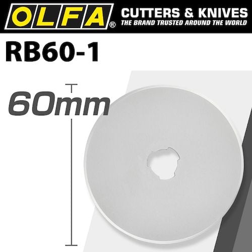 Olfa blades rotary rb60-1 1/pack 60mm(BLA RB601)