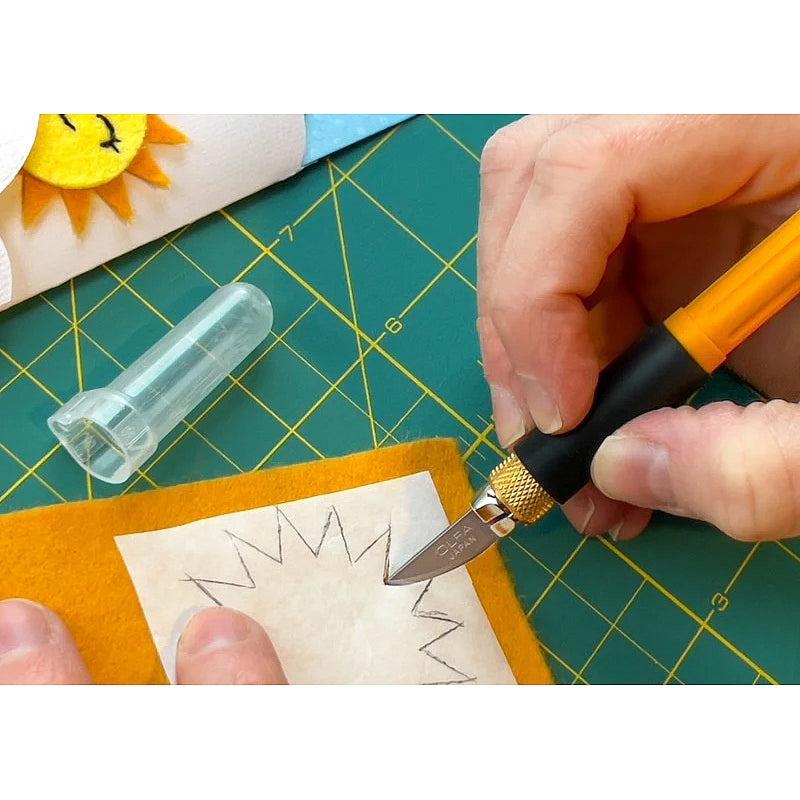 Olfa 5/Pk Art Curved Carving Blades 8mm | BLA KB4R5