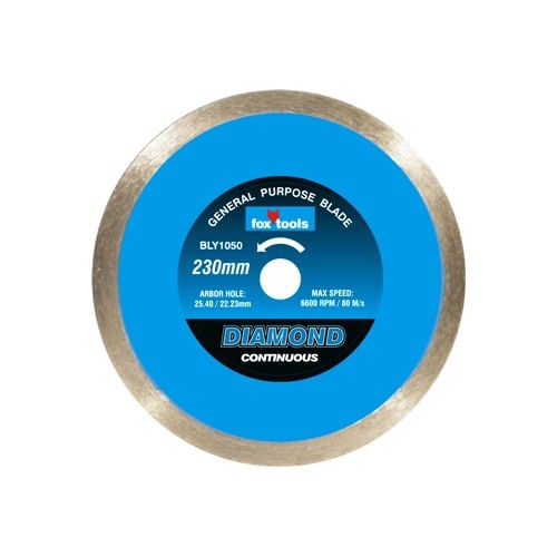 Blade Fox Diam Continuous Tile 230mm