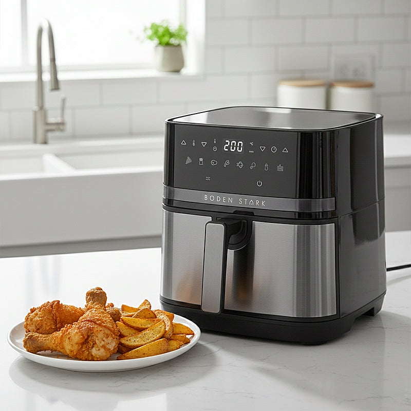 Boden Stark 8.0L Digital Air Fryer - Black | BS-DAF03