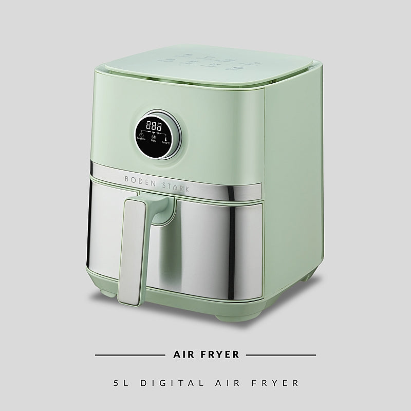 Boden Stark 5.0L Digital Air Fryer - Green | BS-DAF04G
