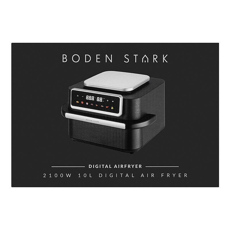 Boden Stark 10L Digital Airfryer - Black | BS-DAF10L-BK