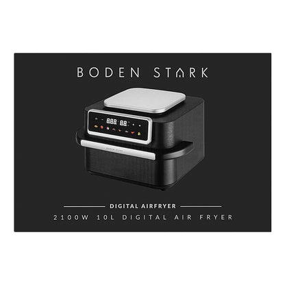 Boden Stark 10L Digital Airfryer - Black | BS-DAF10L-BK