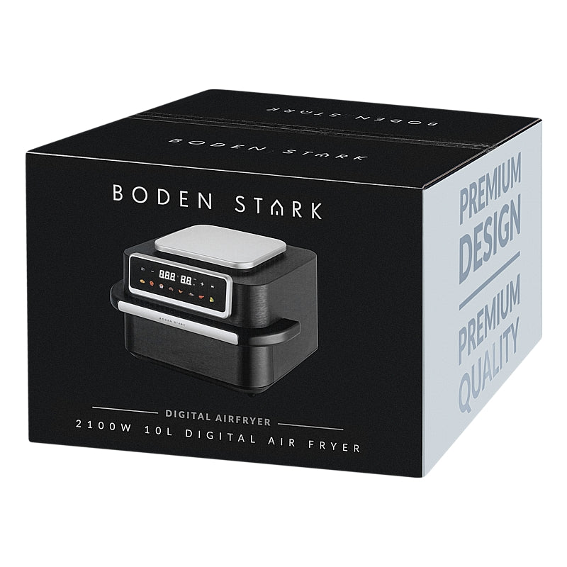 Boden Stark 10L Digital Airfryer - Black | BS-DAF10L-BK