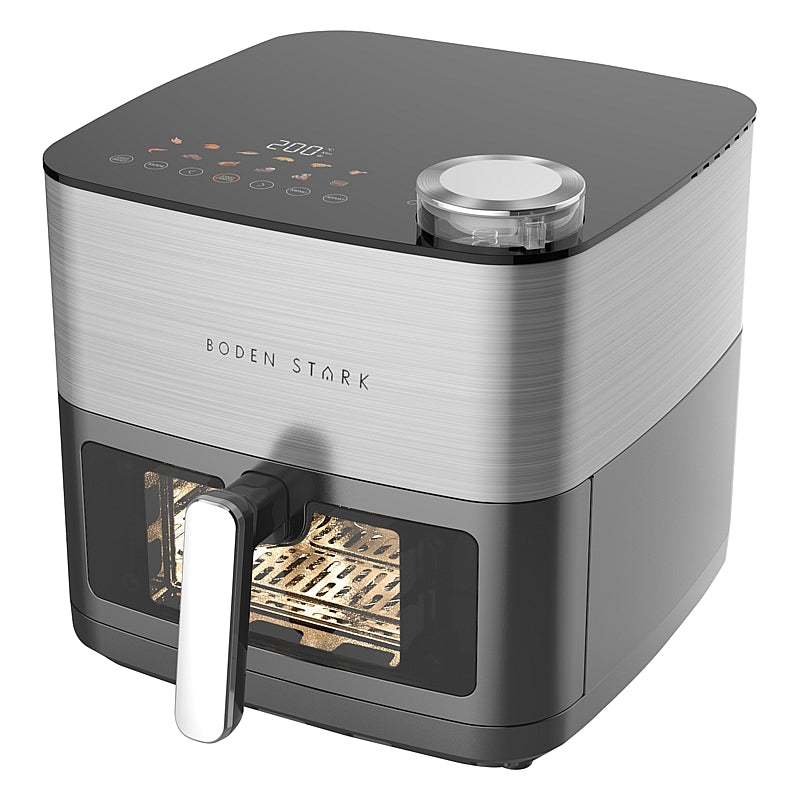 Boden Stark 8L Dual Element Air Fryer with Steaming Function | BS-DAFS01