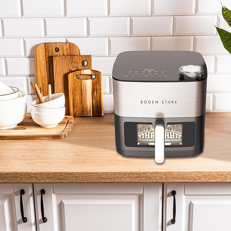 Boden Stark 8L Dual Element Air Fryer with Steaming Function | BS-DAFS01