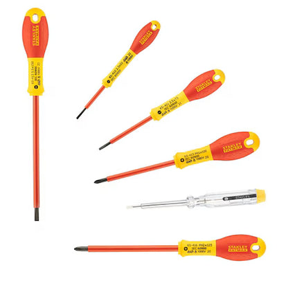 Stanley FATMAX 6 Piece Insulated Screwdriver VDE Set | 0-65-441
