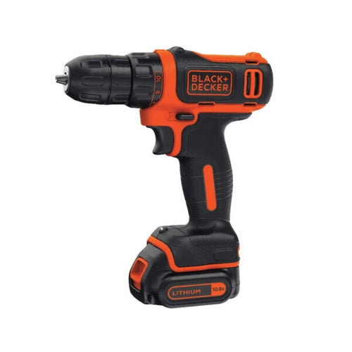 Black&Decker - Cordless 10.8V Drill Driver (1x 1.0Ah Li-Ion Battery) | BDCDD12