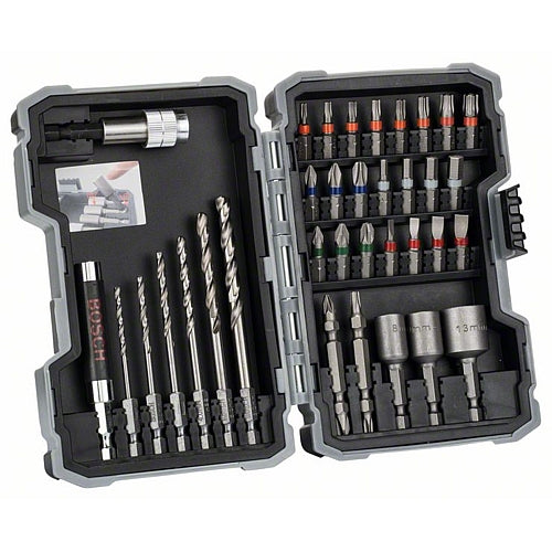 Bosch - 35Pc HSS-G Extra Hard Drilling & Driving Bit Set | 2607017328