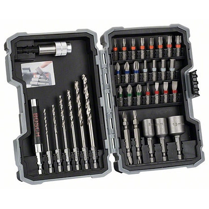 Bosch - 35Pc HSS-G Extra Hard Drilling & Driving Bit Set | 2607017328