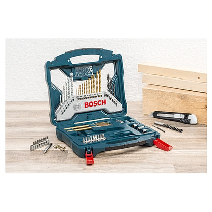 Bosch - 50Pc X-Line Tin-Coated Drilling & Driving Set | 2607017406