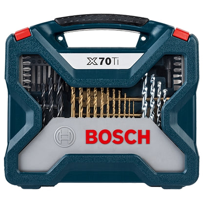 Bosch - 70Pc X-Line Tin-Coated Drilling & Driving Set | 2607017412