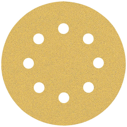 Bosch 5-Piece EXPERT C470 125mm Sanding Discs with 8-Holes, 40 to 320 Grit