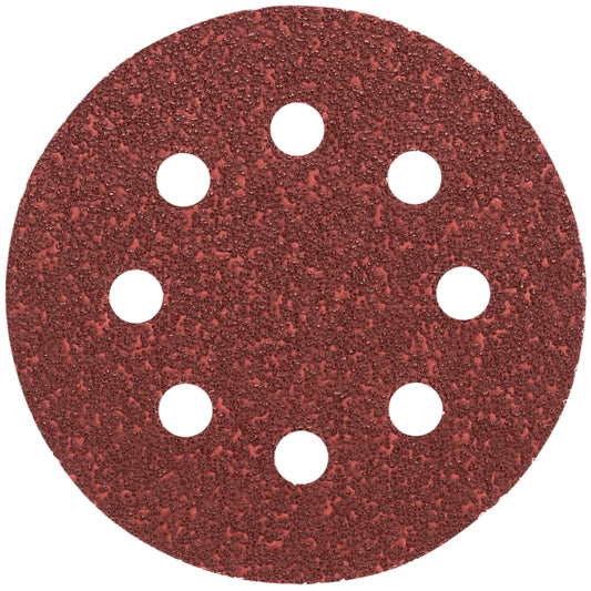 Bosch DIY 5-Piece 115mm Sanding Discs with 8-Holes, 40 to 240 Grit