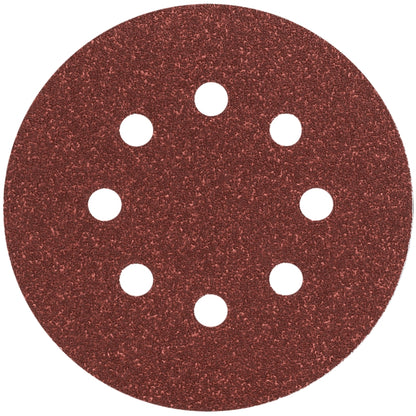 Bosch DIY 5-Piece 125mm Sanding Discs with 8-Holes, 40 to 240 Grit