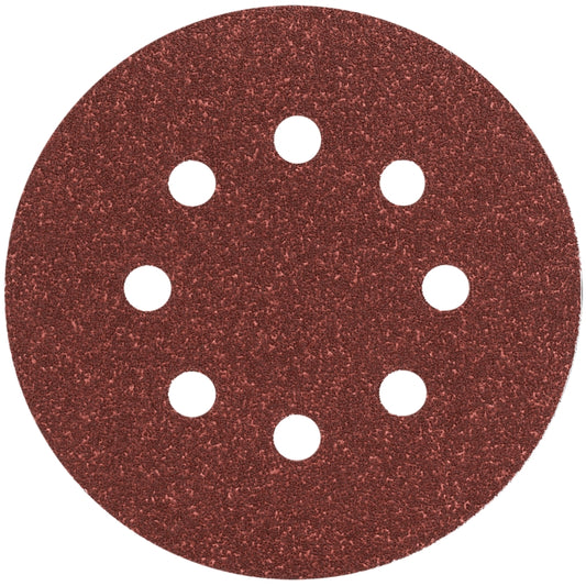 Bosch DIY 5-Piece 125mm Sanding Discs with 8-Holes, 40 to 240 Grit