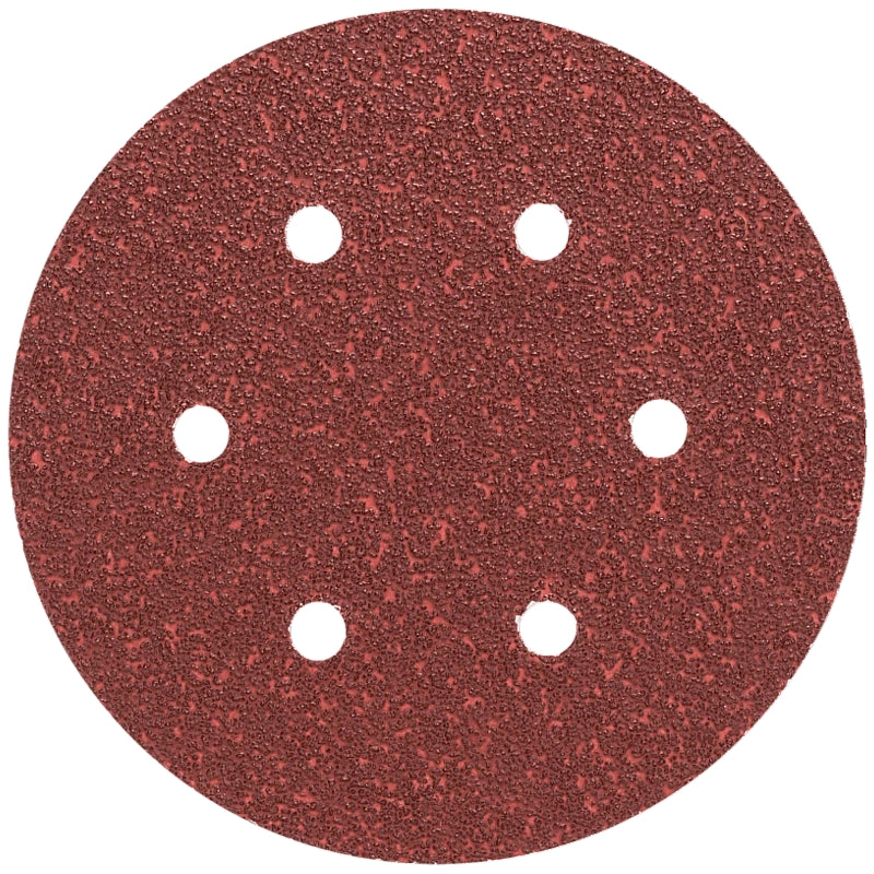 Bosch DIY 5-Piece 150mm Sanding Discs with 6-Holes, 40 to 240 Grit