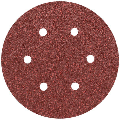 Bosch DIY 5-Piece 150mm Sanding Discs with 6-Holes, 40 to 240 Grit