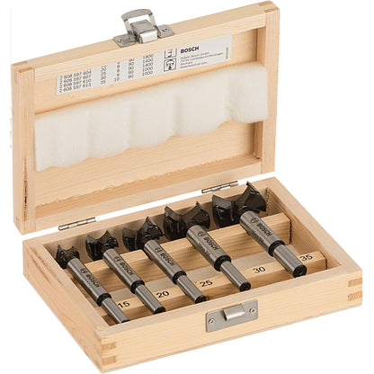 Bosch - 5Pc Tungsten Carbide Hinge Cutting Bit Set 15-35mm | 2607018750