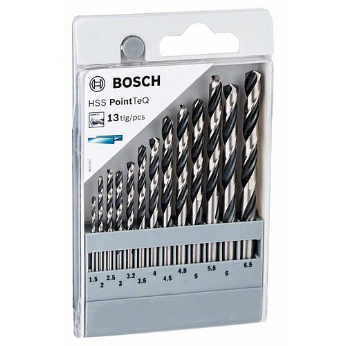 Bosch - 13Pc PointTeQ Mini-X-Line Twist Drill Bit Set 1.5-6.5mm | 2608577349