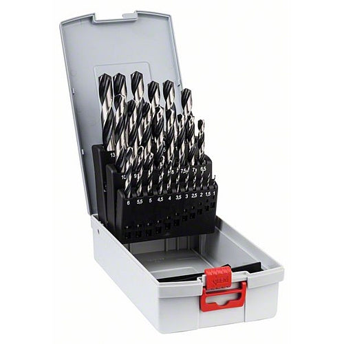 Bosch - 25Pc PointTeQ Mini-X-Line Twist Drill Bit Set 1-10mm | 2608577352
