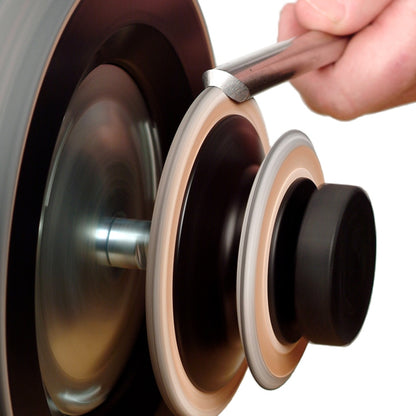 Tormek Profiled Leather Honing Wheel | LA-120