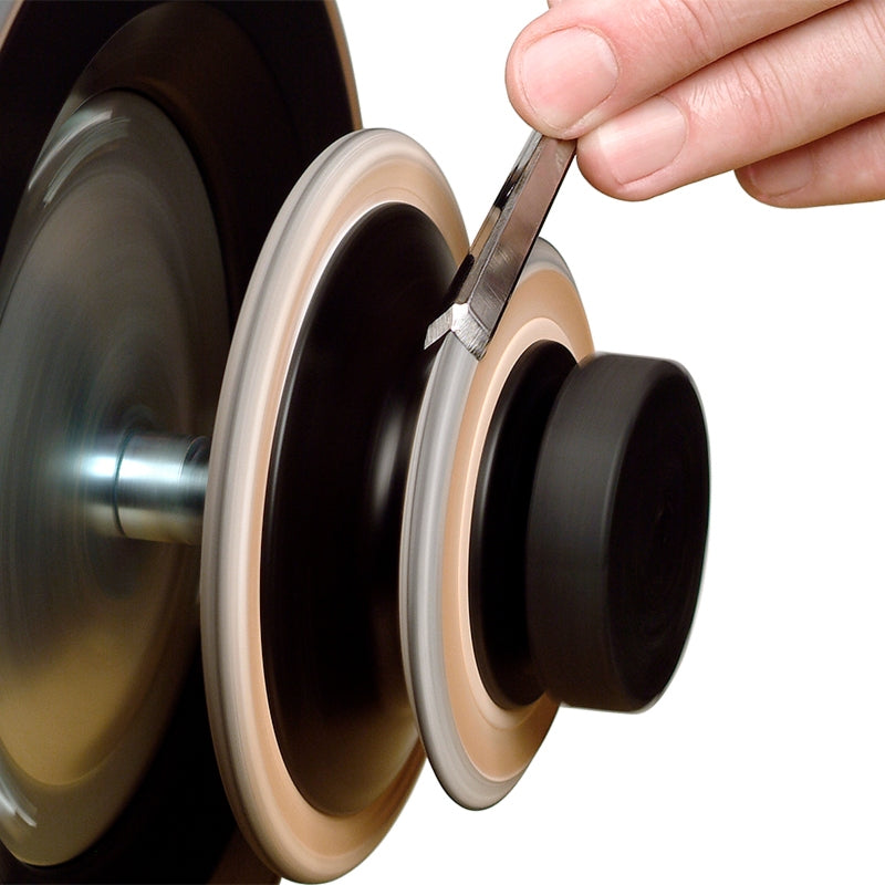 Tormek Profiled Leather Honing Wheel | LA-120