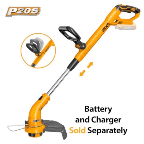 Ingco Cordless Grass Trimmer 20v (Solo Unit) | CGTLI20018