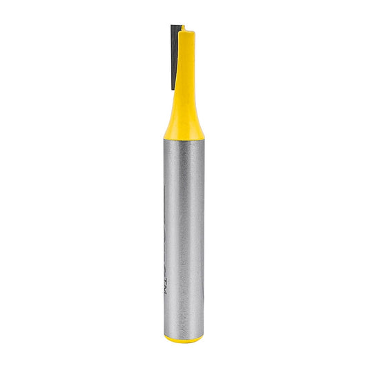 Tork Craft Straight Router Bit, 4mm x 13mm, 1/4" Shank | CKP4MM