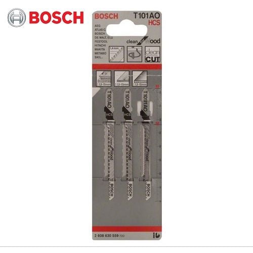 Jig Saw Blade Clean for Wood T 101 AO (5pk)