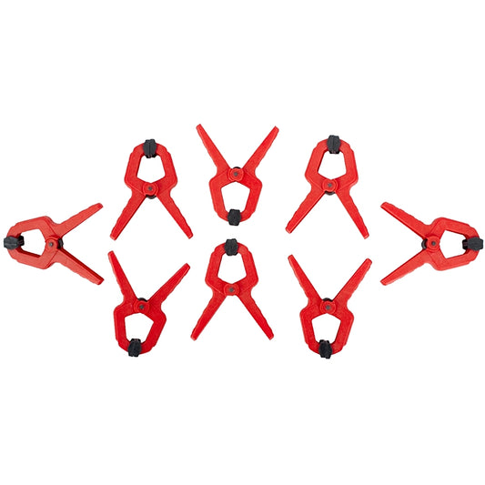 Tork Craft 8Pc Nylon Spring Clamp Set, 25mm | CL NSCHB-01