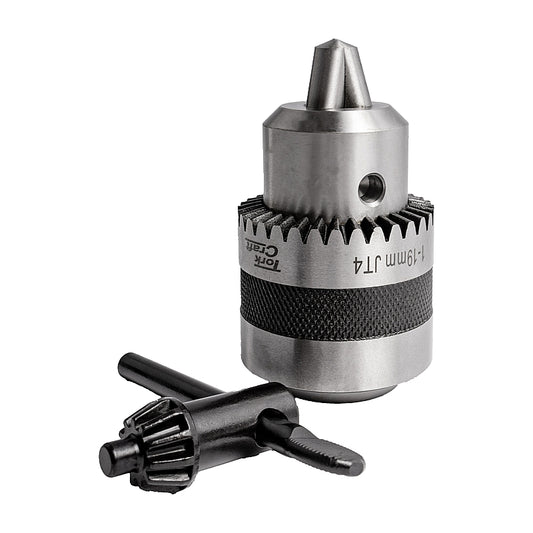 Tork Craft Chuck & Key, 1.0–19mm (JT4 Taper Mount) | CM19