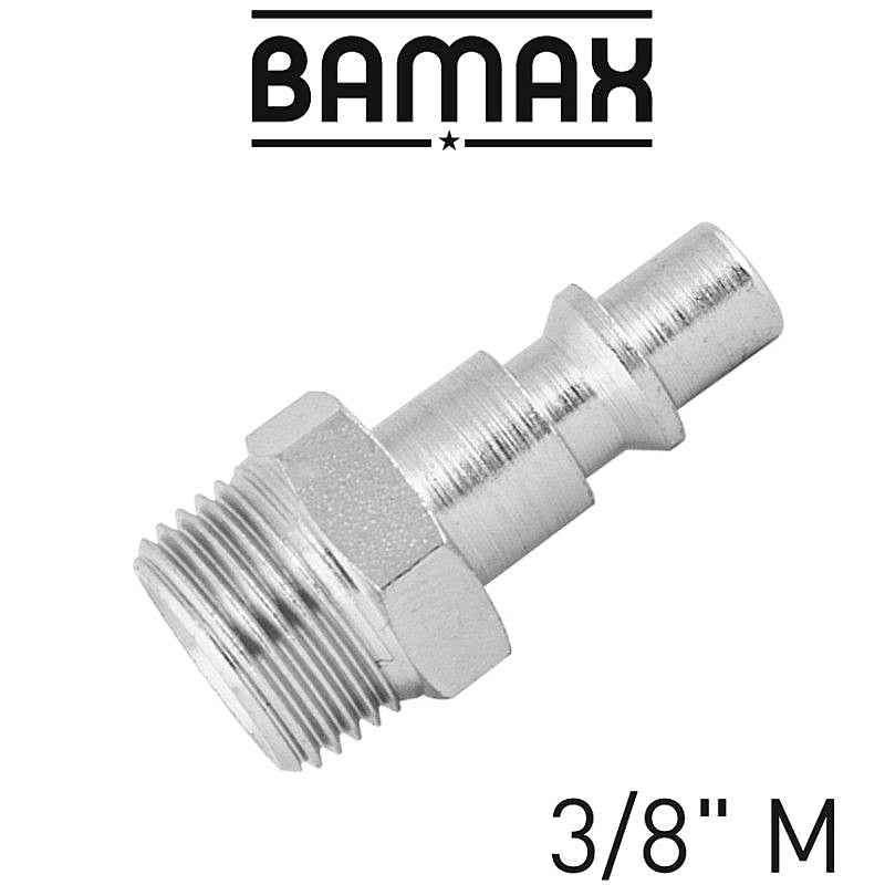 Bamax Quick Coupler/Inserts, Aro 3/8" Male | COM23-2