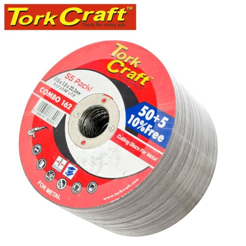 42 + 8 free cutting disc industrial metal 115 x 1.0 x 22.2 mm