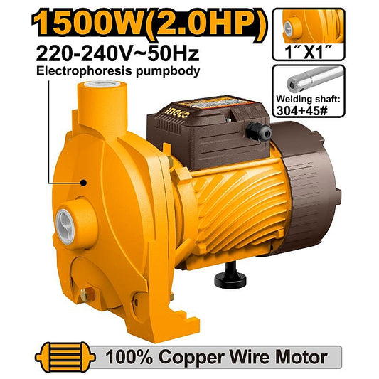 Ingco Centrifugal Water Pump 146 L/min, 1500W (2.0HP) | CPM150068