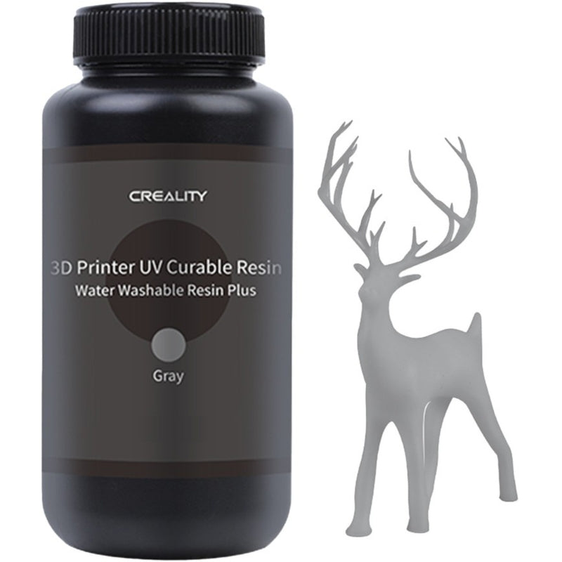 Creality Water Washable UV Resin Plus, 1kg, Grey | CRE123