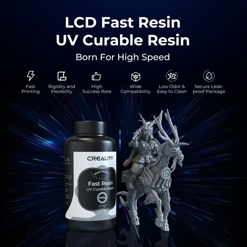 Creality UV Fast Resin, 1kg, Grey | CRE133