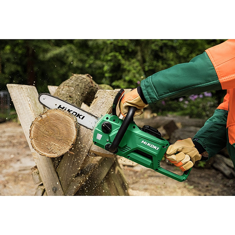 HiKOKI MULTI VOLT (36V) Cordless BL Chain Saw 350mm (Bare Tool) | CS3635DBW4Z
