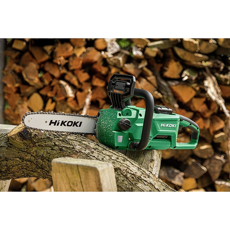 HiKOKI MULTI VOLT (36V) Cordless BL Chain Saw 350mm (Bare Tool) | CS3635DBW4Z