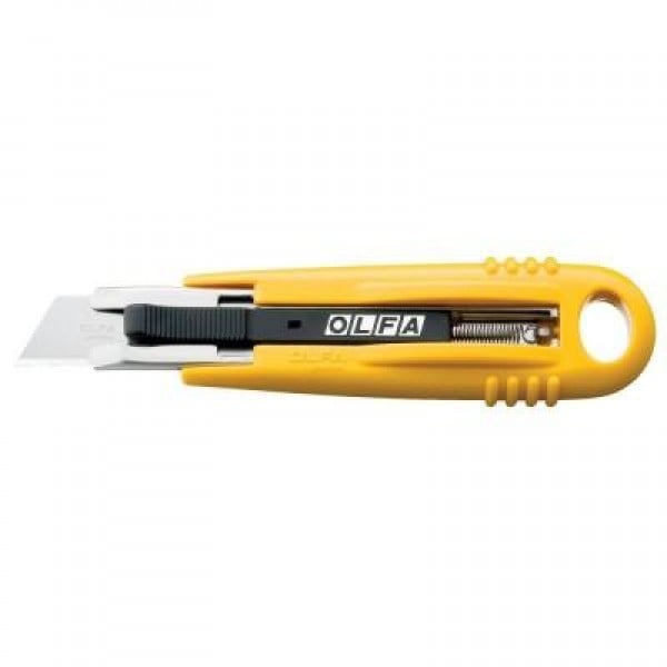 Olfa Green Self-Retracting Safety Box Knife (Recycled) | CTR SK4 GREEN
